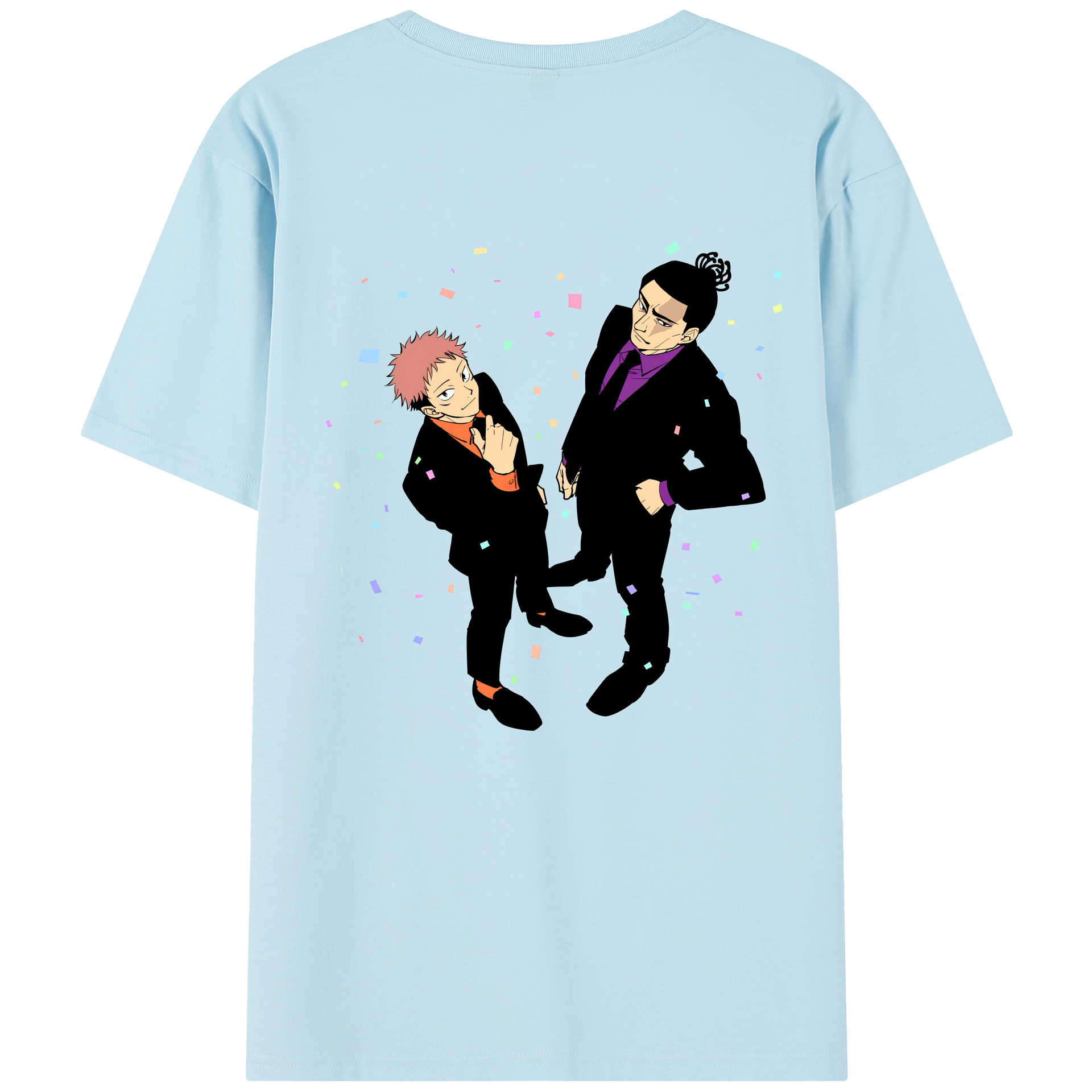 （画像用） 呪術廻戦 Jujutsu Kaisen 綿100％半袖Tシャツ（背面プリント）